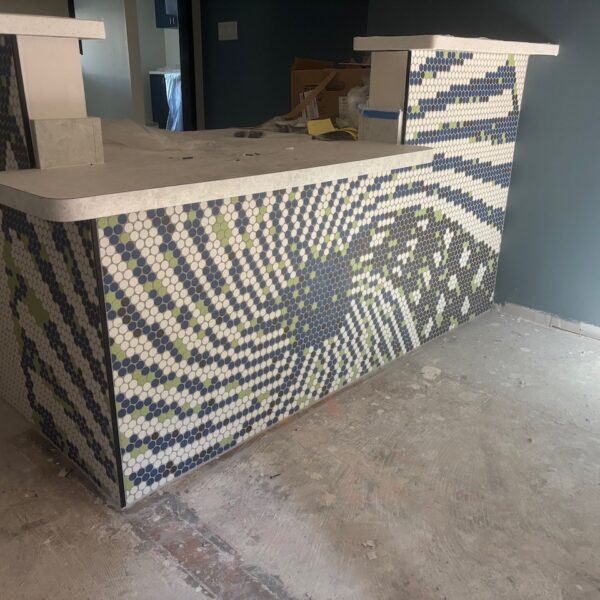 The tile design is in.